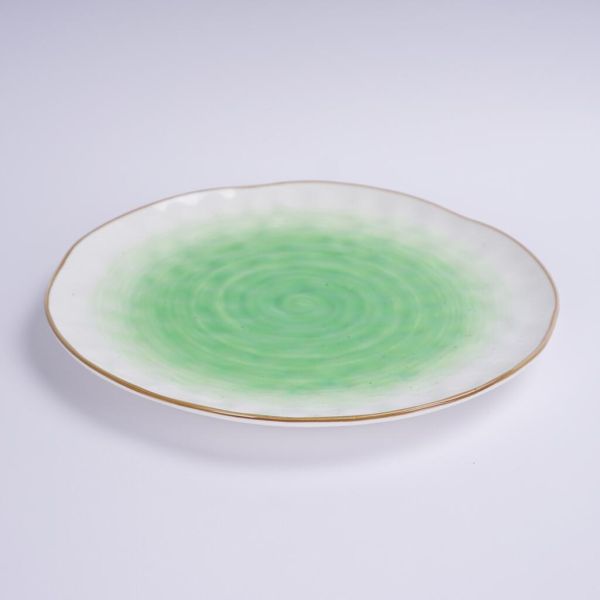 Тарелка d 27 см зеленая фарфор "The Sun Eco" P.L. Proff Cuisine [4]