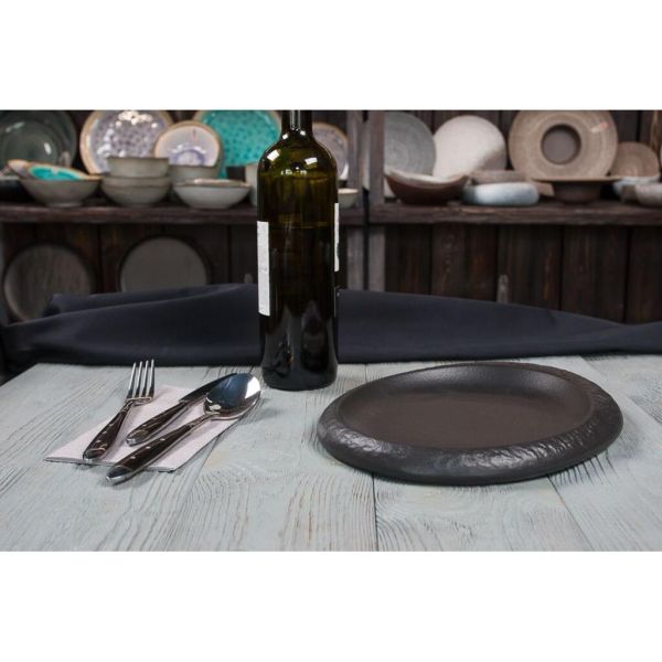 Блюдо овальное 28*21,5 см h3 см Black Raw Stellar P.L. Proff Cuisine [3]