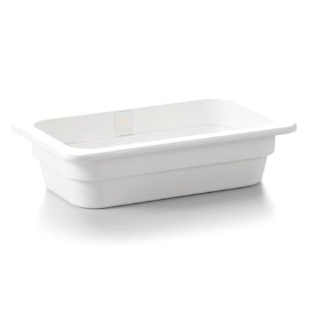 Гастроемкость 1/4 h65 мм пластик меламин 263*159*65 мм White P.L. Proff Cuisine