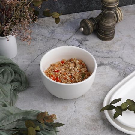 Салатник 600 мл d 12 см h8 см белый фарфор P.L. Proff Cuisine [6]