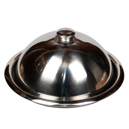 Блюдо для подачи с крышкой d 40 см h18,5 см нерж. P.L. Proff Cuisine