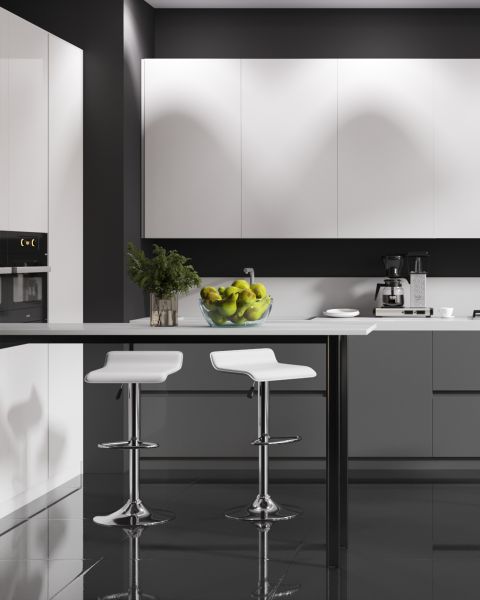 Стул барный Хай-Тек белый