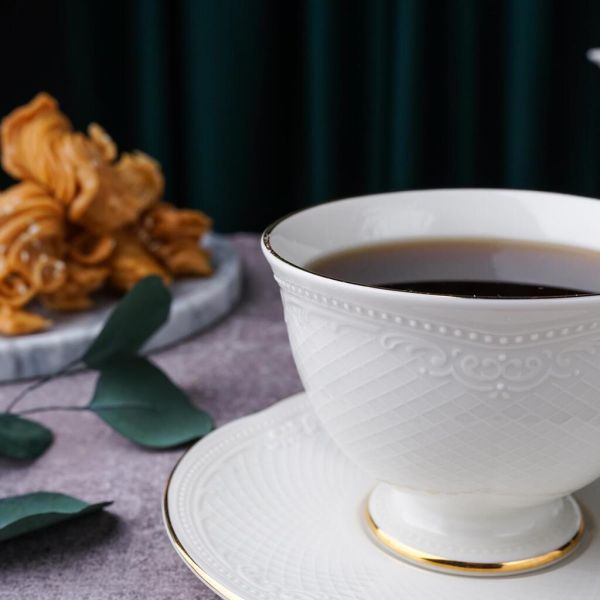 Чайная пара 200 мл d 9,3 см h7,2 см Gold Aristocrat Noble [6]