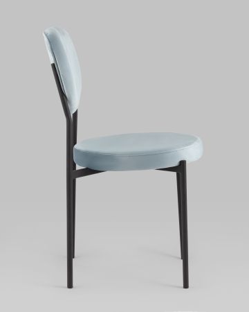 Стул Барбара NEW велюр серо-голубой