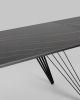Стол обеденный Пандора раскладной 180-280*90 керамика темная