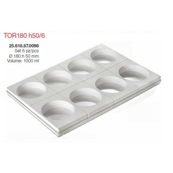 Форма кондитерская Silikomart "Круг" d 18 см, h 5 см, силикон, Италия