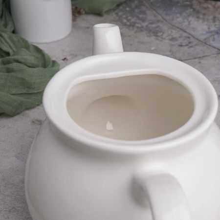 Чайник 620 мл d 12 см h13 см белый фарфор P.L. Proff Cuisine [1]