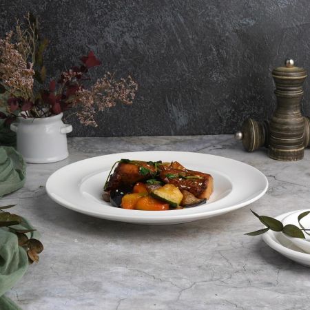 Тарелка d 25,5 см белая фарфор P.L. Proff Cuisine [6]