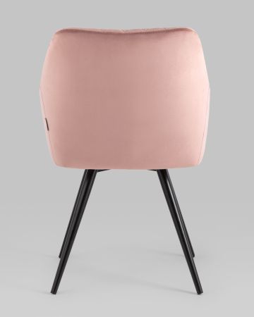 Стул вращающийся Дастин велюр пыльно-розовый