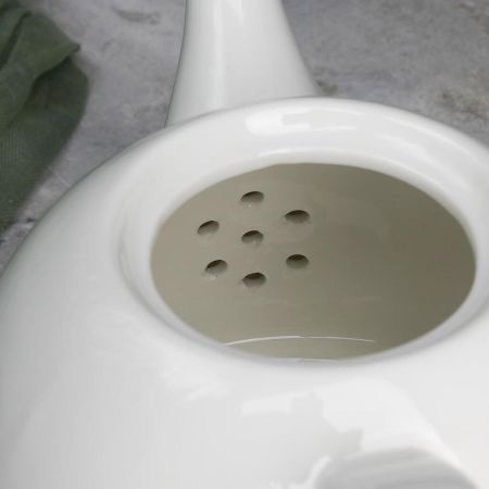 Чайник 760 мл d 13,2/6,8 см h12 см белый фарфор P.L. Proff Cuisine [1]