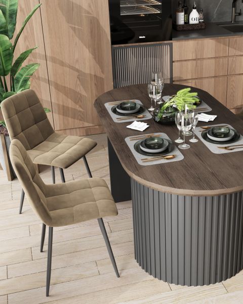 Стол обеденный Ballet 180*90*75 темное дерево