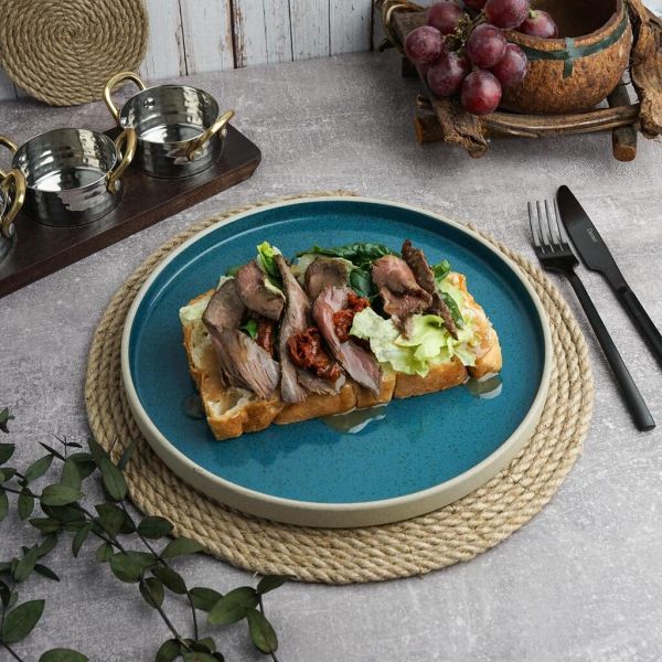 Тарелка с бортом d 26 см h1,8 см Mountain Blue Taiga P.L. Proff Cuisine [4]