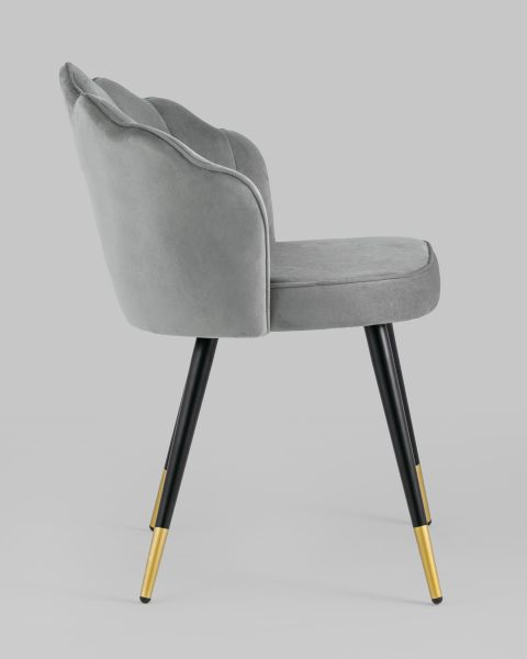Стул Камилла велюр серый