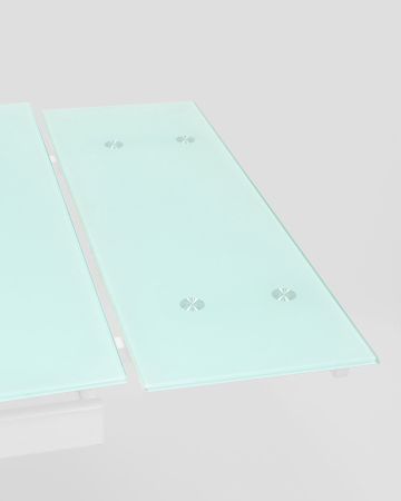 Стол обеденный Верона раскладной 160-220*90 глянцевый белый