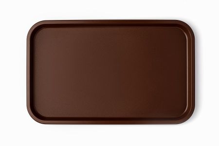 Поднос 52,5*32,5 см. темно-коричневый поверхность шагрень (167) MGprof /1/10/