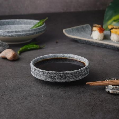 Соусник 60 мл d 8,8 см h2,3 см круглый Stone Untouched Taiga P.L. Proff Cuisine [1]