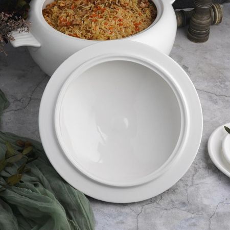 Супница 7 л d 25,5 см h25 см белая фарфор P.L. Proff Cuisine [1]