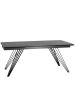 Стол обеденный Пандора раскладной 180-280*90 керамика темная