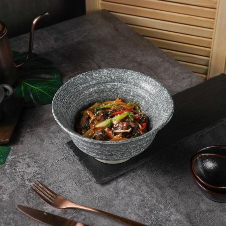 Салатник 1225 мл миска для лапши d 20 см h10,3 см глазурь Glossy Stone Taiga P.L. [1]