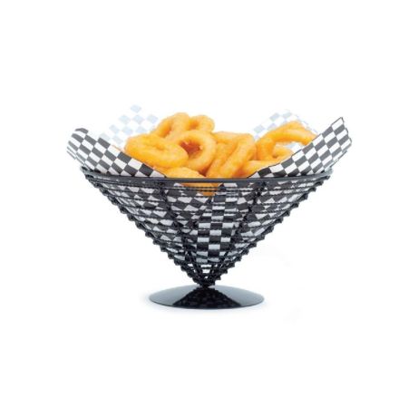 Корзинка для подачи Конус 23*12,5 см черная металл P.L. Proff Cuisine