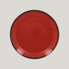 Тарелка круглая RAK Porcelain LEA Red 24 см (красный цвет)
