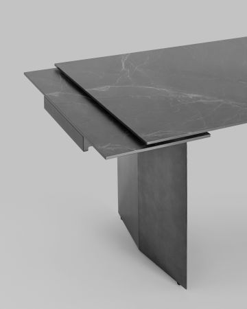 Стол обеденный Селин раскладной 160-240*90 керамика темная