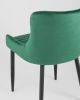 Стул Ститч велюр изумрудный