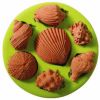 Форма кондитерская "Ракушки" 8,5*2см силикон P.L.