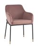 Стул Сандра велюр пыльно-розовый