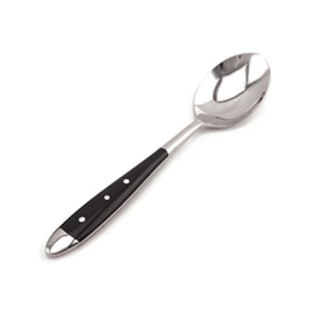 Ложка столовая 20,5 см ручка черный пластик Grazia P.L. Proff Cuisine [12]