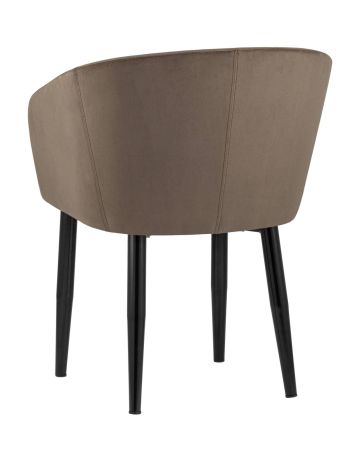 Кресло Ральф велюр коричневый