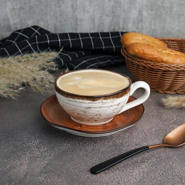 Чайная пара 230 мл d 10 см h5,2 см Wood Fusion P.L. Proff Cuisine [6]