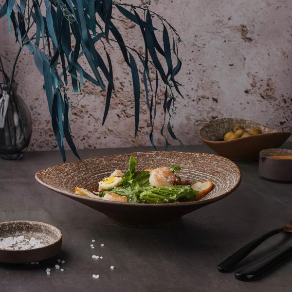 Салатник 500 мл 25,5*23,8 см h5,5 см Brown Untouched Taiga P.L. Proff Cuisine [1]