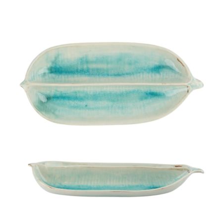 Блюдо овальное 32,8*15 см h4,5 см 2 секции Sea Blue Frutti di Mare P.L. [1]