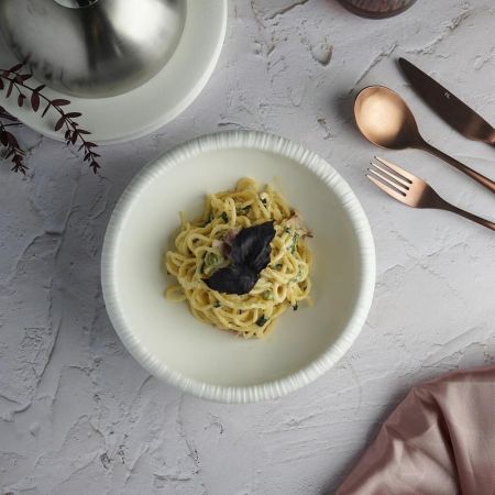 Салатник 300 мл d 22,5 см h6 см плоский White Moon P.L. Proff Cuisine [2]