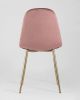 Стул Валенсия велюр пыльно-розовый золотые ножки