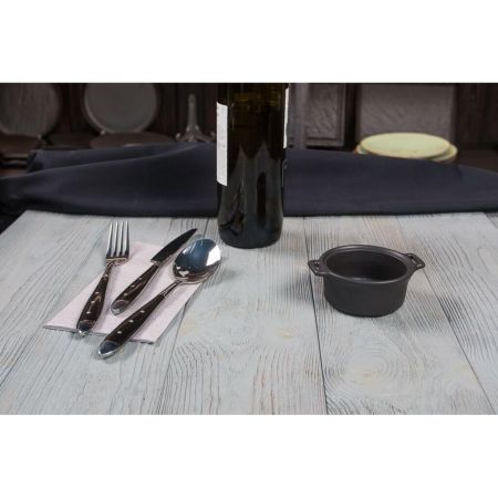 Соусник 125 мл 10,7*8,5 см h4 см Smooth Black Raw Stellar P.L. Proff Cuisine [6]