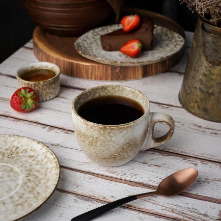 Чайная пара 330 мл d 9,8 см h7,5 см Brown Spider Silk P.L. Proff Cuisine [4]