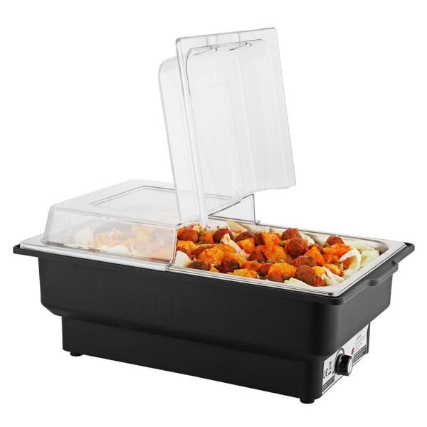 Мармит электрический 13,5 л 1/1*100 с откидной крышкой поликарбонат, нерж. EcoCater SUNNEX