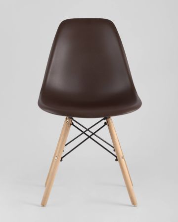 Стул Eames DSW коричневый