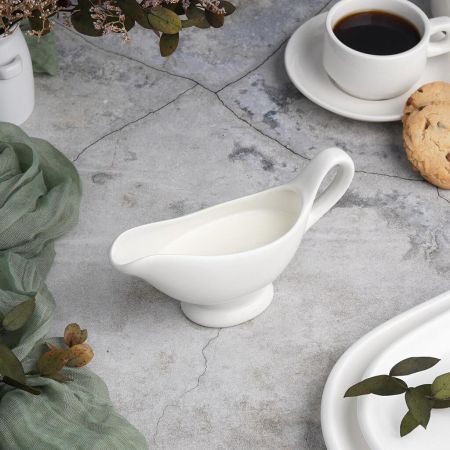 Соусник 125 мл фарфор с ручкой белый фарфор P.L. Proff Cuisine [8]