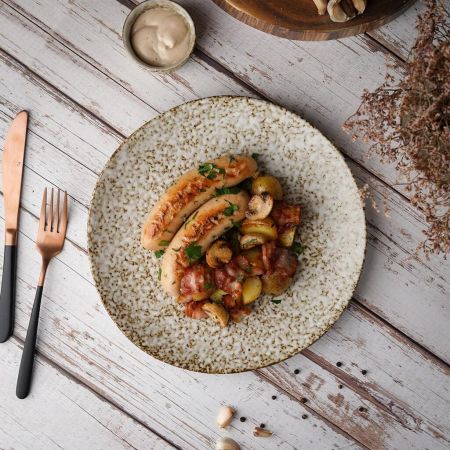 Тарелка d 27 см Brown Spider Silk P.L. Proff Cuisine [6]