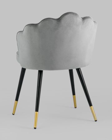 Стул Камилла велюр серый