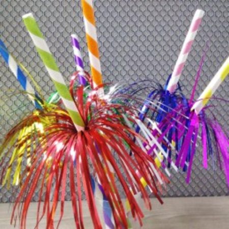 Трубочки 0,6*24 см прямые 100 шт "Фейерверк" бумага Garcia De Pou