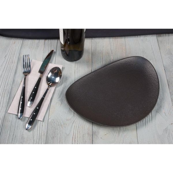 Блюдо овальное 29*20 см h3 см Side Up Smooth Black Raw Stellar P.L. Proff Cuisine [3]