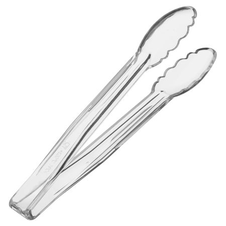 Щипцы универсальные 24 см. прозрачные поликарбонат (до +120°C) MGprof /1/20/