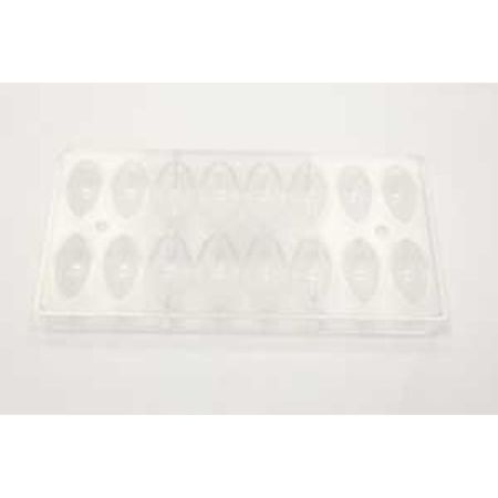 Форма для шоколада "Какао боб" 16 ячеек 50*25*13 мм, поликарбонат, P.L. Proff Cuisine