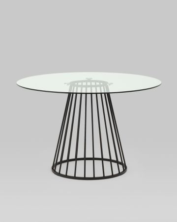 Стол обеденный Ливерпуль 120*120 стекло