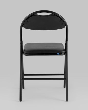 Стул складной Hagen экокожа черный каркас черный