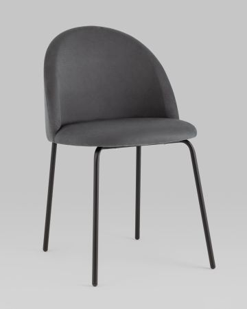 Стул Коди велюр тёмно-серый
